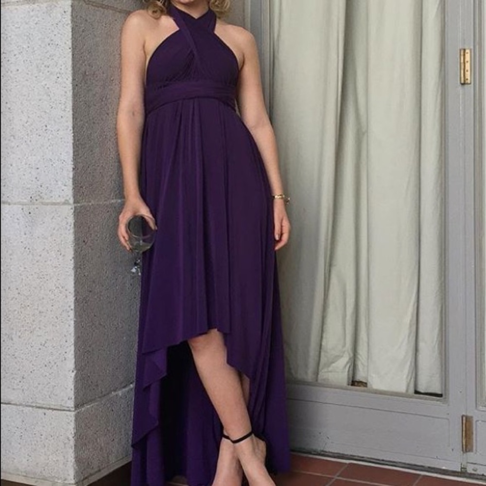 Beautiful purple infinity dress